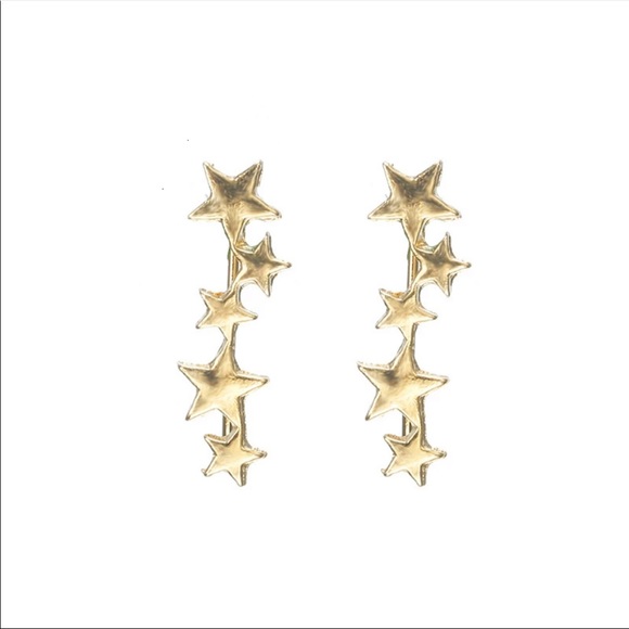 2/$10 NEW! Star Earrings Galaxy Celestial Studs Cute Simple Bohemian - Picture 2 of 7